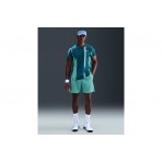 Nike Court Victory Tennis Ανδρικό Κοντομάνικο T-Shirt Μπλε, Βεραμάν