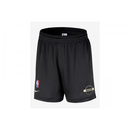 Nike Nba Milwaukee Bucks Mesh Βερμούδα Μπασκετική Ανδρική 