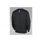 Jordan Nba Milwaukee Bucks Fleece Μπλούζα Με Λαιμόκοψη Ανδρική (HM7593 010)