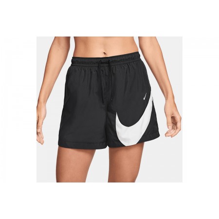 Nike Sportswear Classic Mid-Rise Γυναικείο Αθλητικό Σορτς Μαύρο