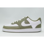 Nike Court Vision Low Ανδρικά Sneakers Λευκά, Λαδί