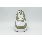 Nike Court Vision Low Ανδρικά Sneakers Λευκά, Λαδί