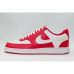 Nike Court Vision Low Ανδρικά Sneakers Κόκκινα, Λευκά