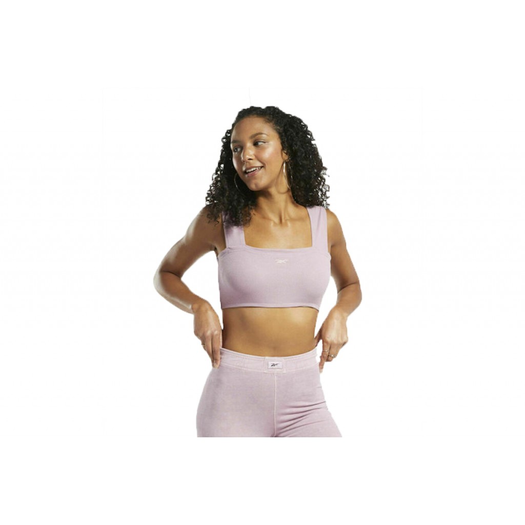 Reebok Sport Cl Wde Bralette Μπουστάκι Light Support Γυναικείο (HN6648)