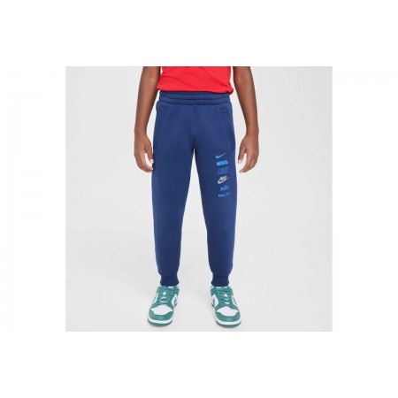 Nike Sportswear Club Παιδικό Παντελόνι Φόρμας Μπλε
