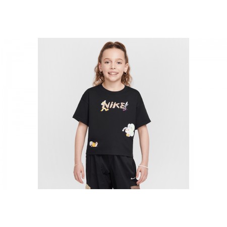 Nike Sportswear Παιδικό Κοντομάνικο T-Shirt Μαύρο