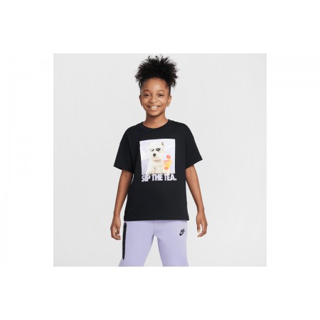 Nike Sportswear Παιδικό Κοντομάνικο T-Shirt Μαύρο