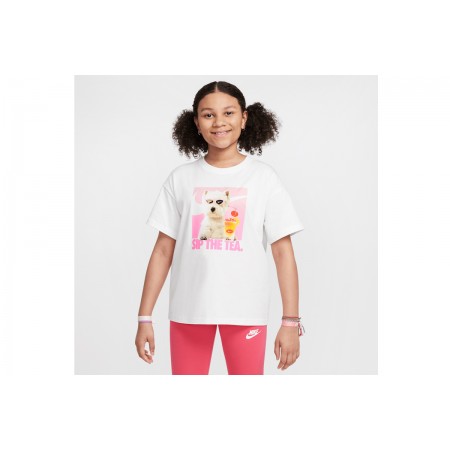 Nike Sportswear Παιδικό Κοντομάνικο T-Shirt Λευκό
