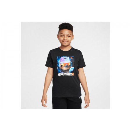 Nike Sportswear Παιδικό Κοντομάνικο T-Shirt Μαύρο