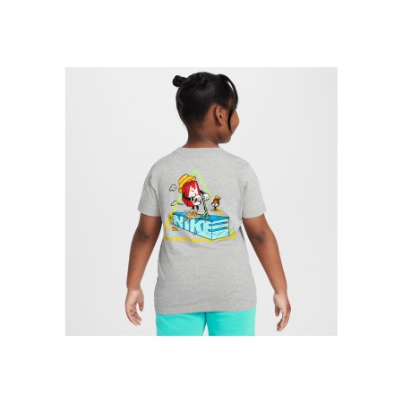 Nike Sportswear Παιδικό Κοντομάνικο T-Shirt Γκρι