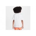 Nike Sportswear Παιδικό Αθλητικό Κοντομάνικο T-Shirt Λευκό