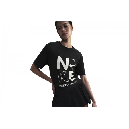 Nike Sportswear Γυναικείο Κοντομάνικο T-Shirt Μαύρο