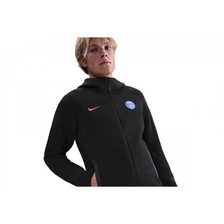 Nike Paris Saint-Germain Tech Windrunner Ανδρική Ζακέτα με Κουκούλα