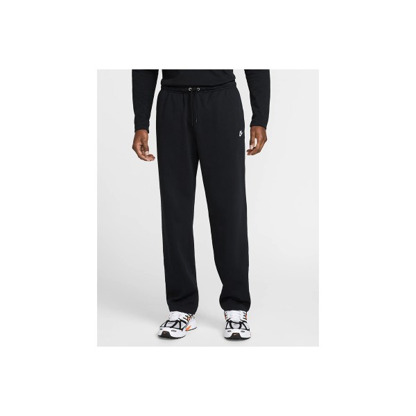 Nike Club French Terry Open-Hem Παντελόνι Φόρμας Ανδρικό (HQ4422 010)