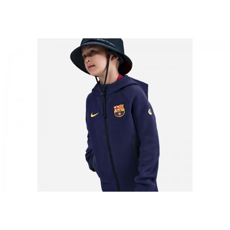 Nike Fc Barcelona Tech Soccer Fleece Ζακέτα Βαμβακερή 