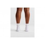 Nike Everyday Elevated Ανδρικές Κάλτσες μέχρι τον Αστράγαλο Λευκές 3 Ζευγάρια