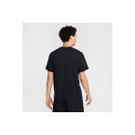 Nike Sportswear Swoosh Ανδρικό Κοντομάνικο T-Shirt Μαύρο