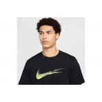 Nike Sportswear Swoosh Ανδρικό Κοντομάνικο T-Shirt Μαύρο