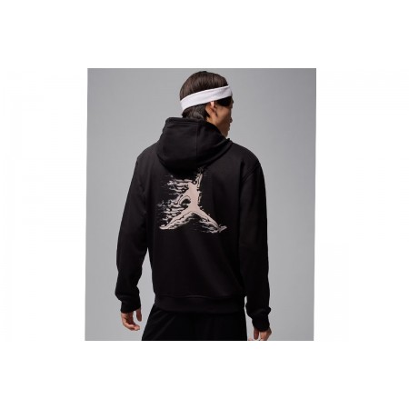 Jordan Sport Crossover Dri-FIT Ανδρικό Φούτερ με Κουκούλα Μαύρο