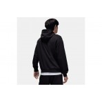 Jordan Sport Crossover Fleece Ανδρικό Φούτερ με Κουκούλα Μαύρο