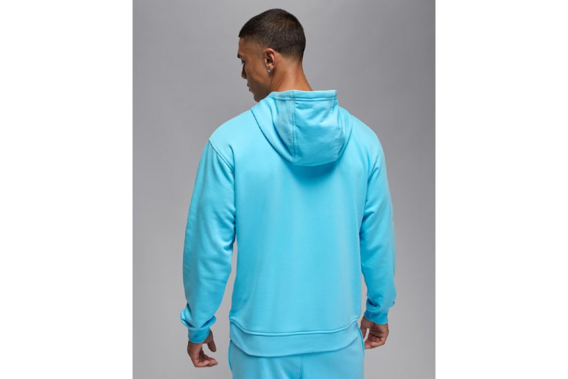 Jordan Sport Crossover Fleece Ανδρικό Φούτερ με Κουκούλα Γαλάζιο