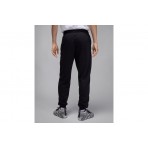 Jordan Sport Crossover Fleece Ανδρικό Παντελόνι Φόρμας Μαύρο, Γκρι