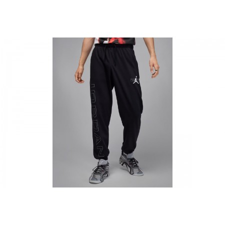 Jordan Sport Crossover Fleece Ανδρικό Παντελόνι Φόρμας Μαύρο, Γκρι
