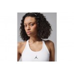 Jordan Sport Dri-FIT Γυναικεία Αμάνικη Μπλούζα Λευκή