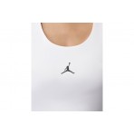 Jordan Sport Dri-FIT Γυναικεία Αμάνικη Μπλούζα Λευκή