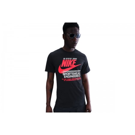 Nike Sportswear Ανδρικό Κοντομάνικο T-Shirt Μαύρο