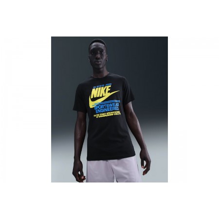 Nike Sportswear Ανδρικό Κοντομάνικο T-Shirt Μαύρο