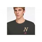 Nike Sportswear Club Neo Varsity Ανδρικό Κοντομάνικο T-Shirt Χακί