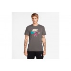 Nike Sportswear Sole Food Ανδρικό Κοντομάνικο T-Shirt Γκρι Σκούρο