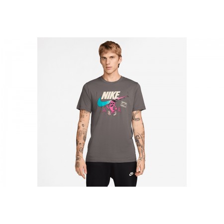 Nike Sportswear Sole Food Ανδρικό Κοντομάνικο T-Shirt Γκρι Σκούρο