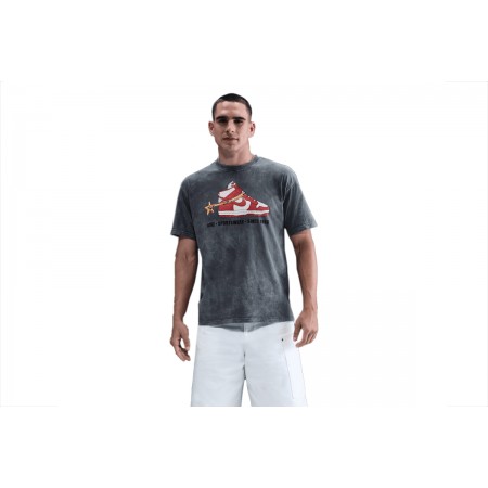 Nike Max90 Vintage Graphic Ανδρικό Κοντομάνικο T-Shirt Γκρι
