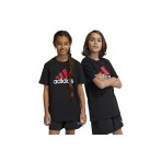 Adidas Performance Two-Color Big Logo Cotton Κοντομάνικο T-Shirt