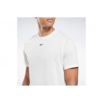 Reebok Sport Id Train Easy Fit Ανδρικό Κοντομάνικο T-Shirt Λευκό