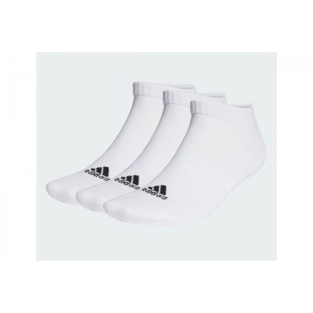 Adidas Performance Cushioned Low Cut Κοντές Κάλτσες Λευκές 3 Ζευγάρια