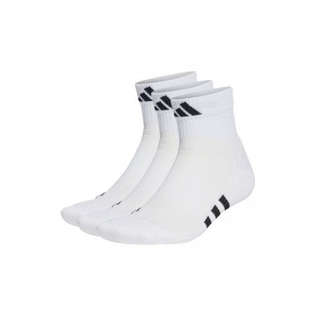 Adidas Performance Κάλτσες πάνω από τον Αστράγαλο Λευκές 3 Τεμάχια