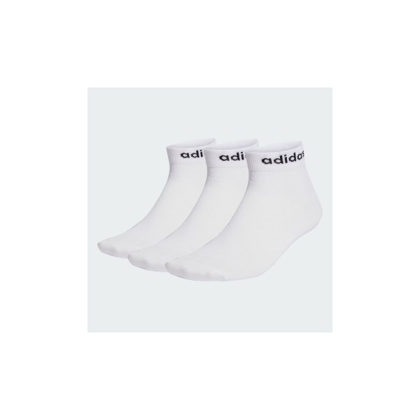 Adidas Performance Think Linear Κάλτσες Κοντές 3 Ζευγάρια (HT3451)