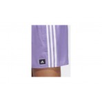 Adidas Performance 3-Stripes CLX Ανδρικό Μαγιό Σορτς Μωβ, Λευκό