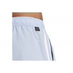 Adidas Performance 3-Stripes CLX Ανδρικό Μαγιό Σορτς Σιέλ, Λευκό