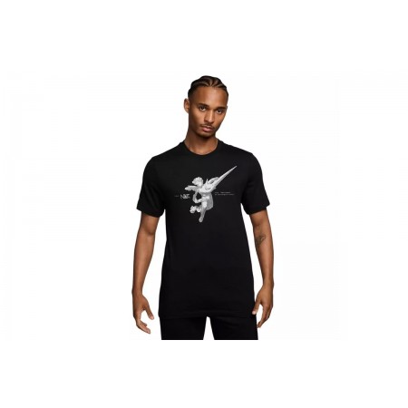 Nike Sportswear Ανδρικό Κοντομάνικο T-Shirt Μαύρο