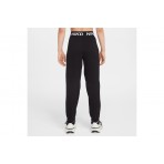 Nike Pro Fleece Dri-Fit Παιδικό Παντελόνι Φόρμας Μαύρο