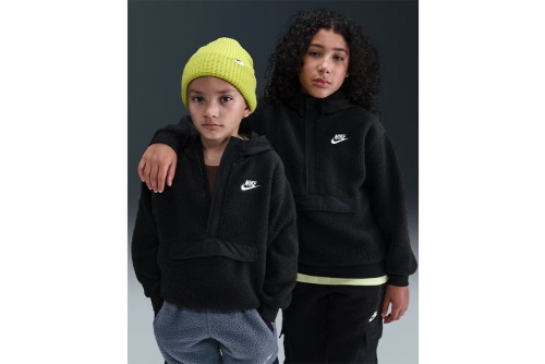 Nike Sportswear Club Μπλούζα Fleece Με Φερμουάρ (HV0383 010)