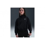 Nike Sportswear Παιδική Μακρυμάνικη Μπλούζα Fleece με Φερμουάρ Μαύρη