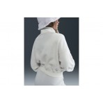 Nike Sportswear Παιδική Μακρυμάνικη Μπλούζα Fleece με Φερμουάρ Λευκή