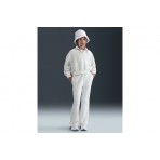 Nike Sportswear Παιδική Μακρυμάνικη Μπλούζα Fleece με Φερμουάρ Λευκή