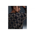 Nike Sportswear Club Fleece Printed Γυναικεία Μακρυμάνικη Μπλούζα