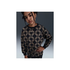 Nike Sportswear Club Fleece Printed Μπλούζα Με Λαιμόκοψη (HV0430 010)